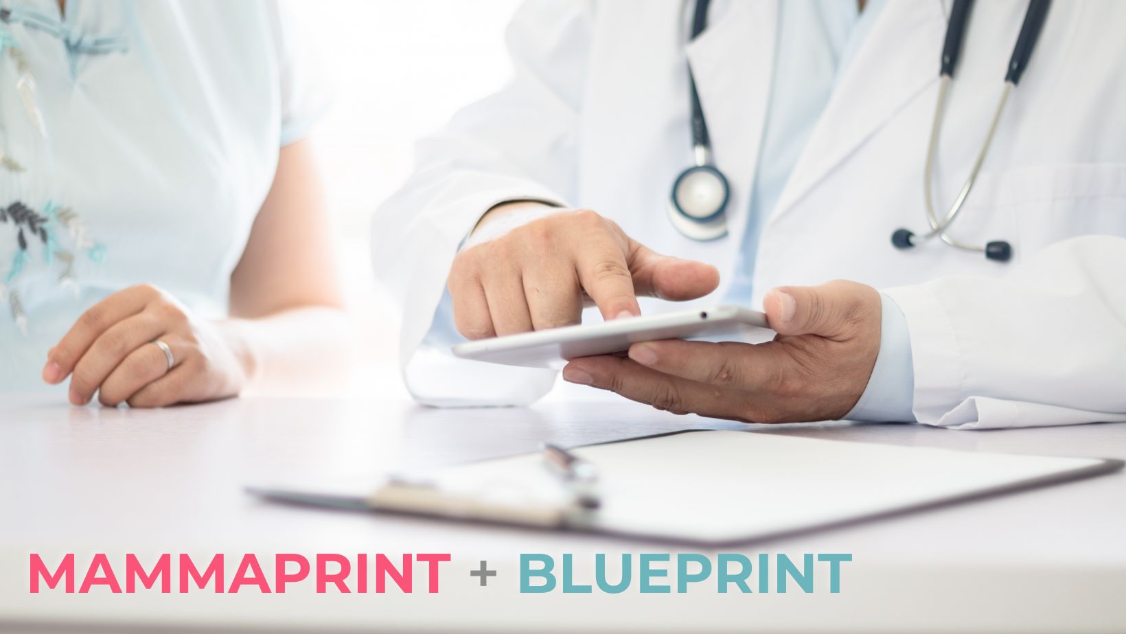 BluePrint pacijentica i ljekar u razgovoru o rezultatima testa